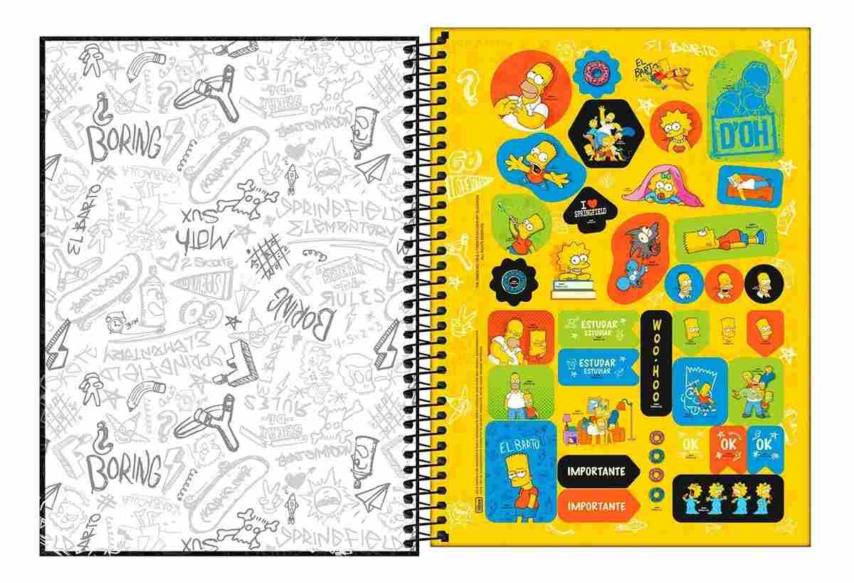 CADERNO 10X1 SIMPSONS
